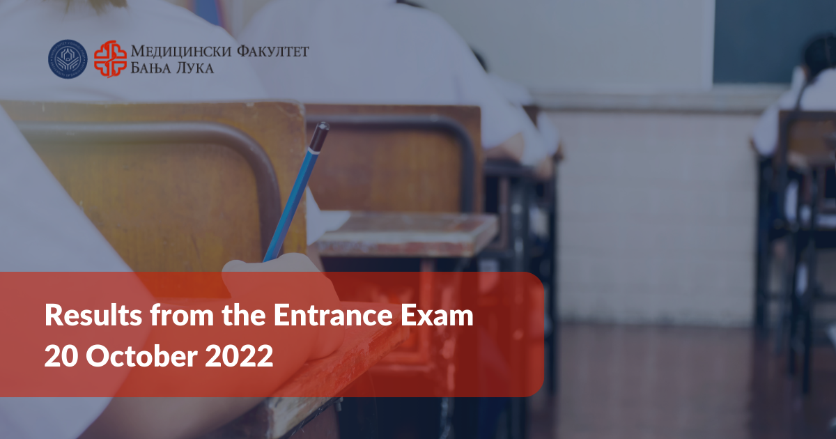 entrance exam october 2022